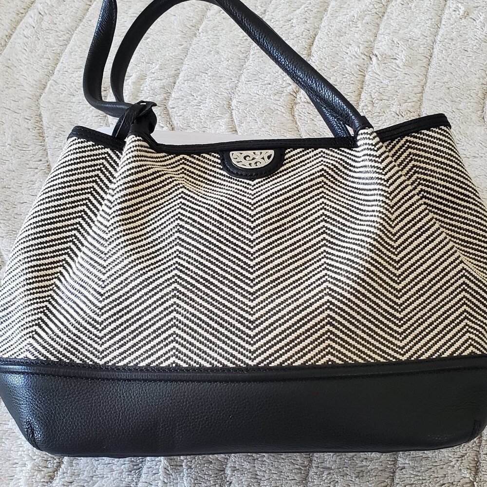 Brighton Cala Tote Black-White - Handbags by Brighton